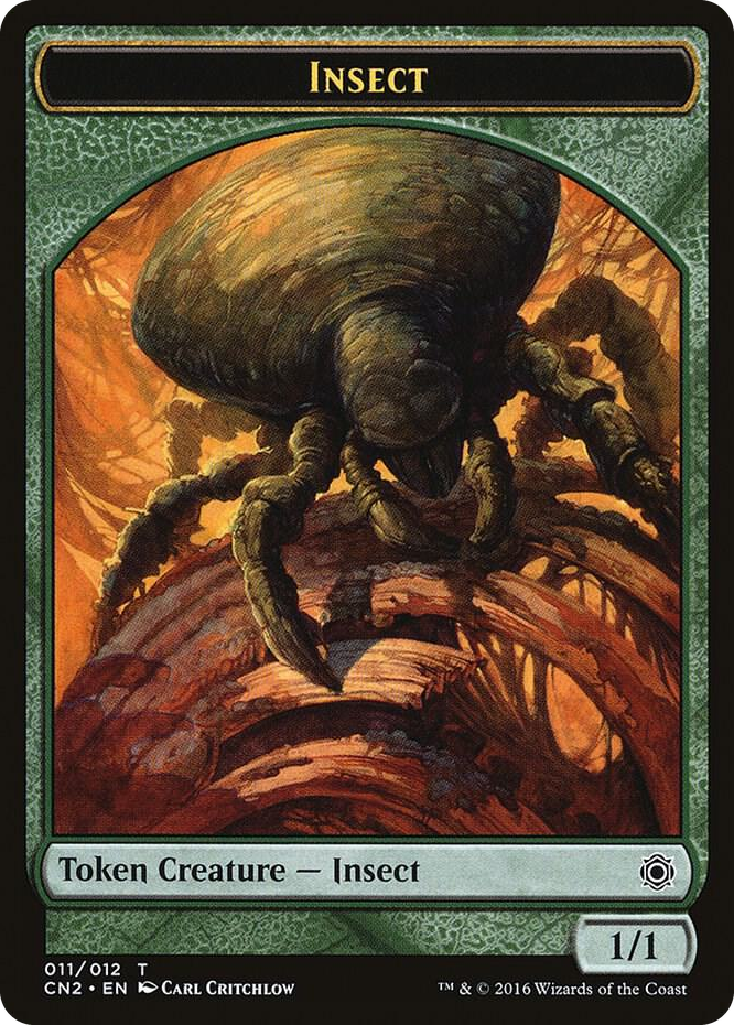 Insect Token #11 T - Conspiracy: Take the Crown Pokemon card
