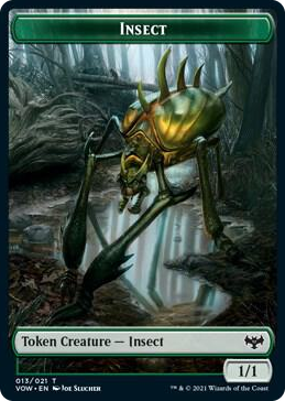 0013 Insect // Wolf (014) Double-Sided Token T Innistrad: Crimson Vow