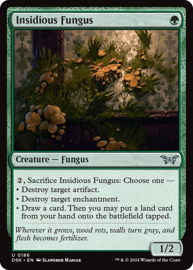 0186 Insidious Fungus U Duskmourn: House of Horror