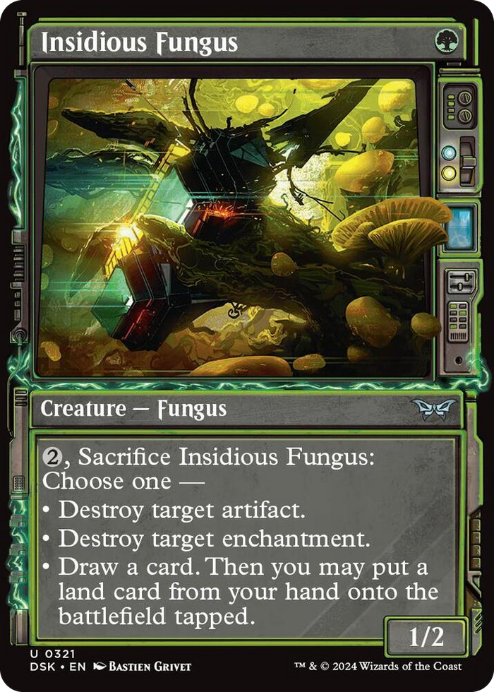 Insidious Fungus (Showcase) #321 U - Duskmourn: House of Horror Pokemon card