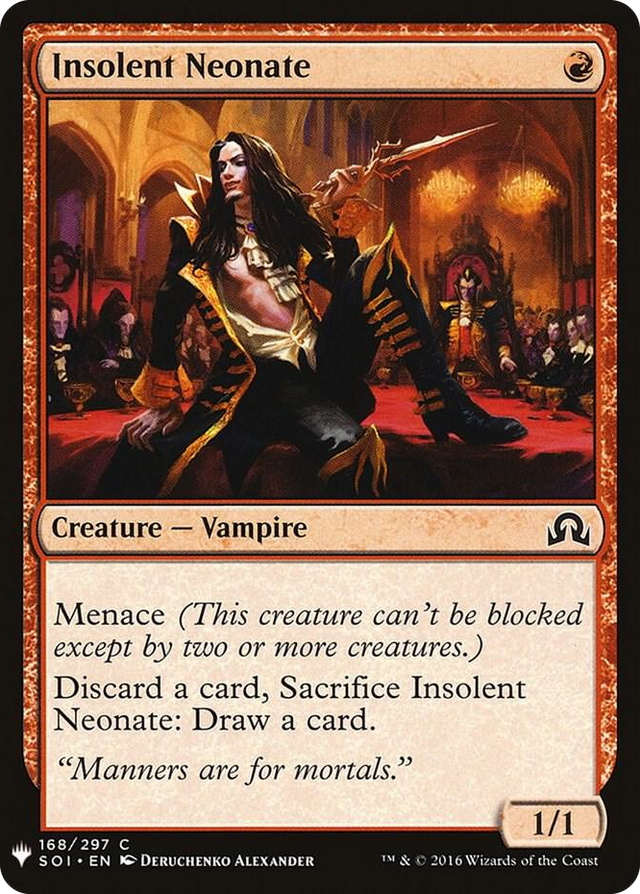 0168 Insolent Neonate C The List Reprints