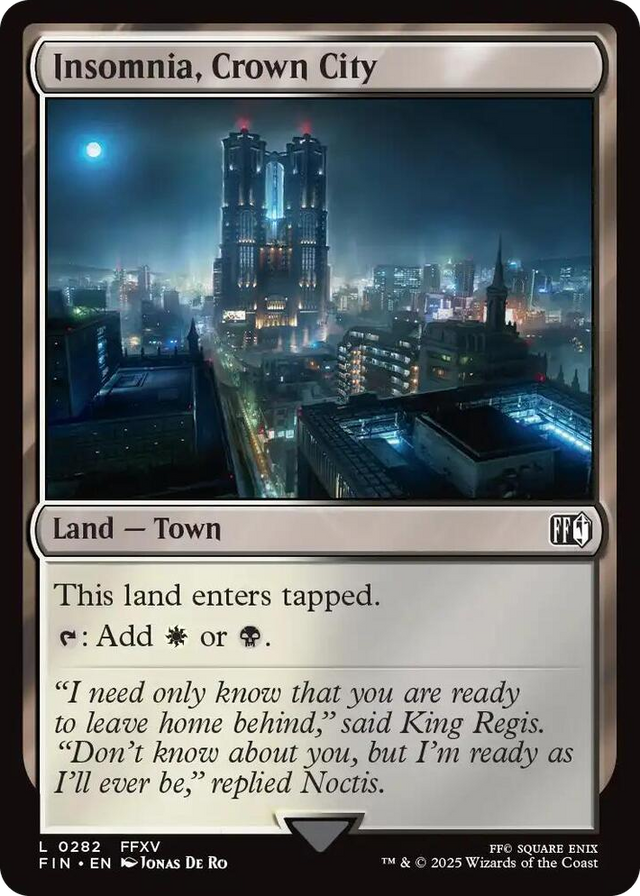 0282 Insomnia, Crown City L FINAL FANTASY