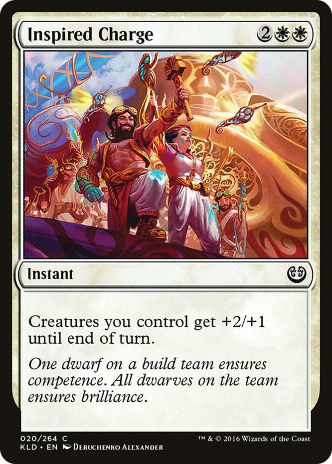 Inspired Charge #20 C - Kaladesh Pokemon card