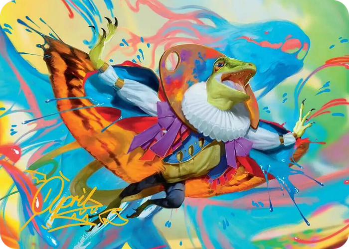 Inspired Skypainter Art Card (Gold-Stamped Signature) #38 S - Art Series: Secrets of Strixhaven Pokemon card