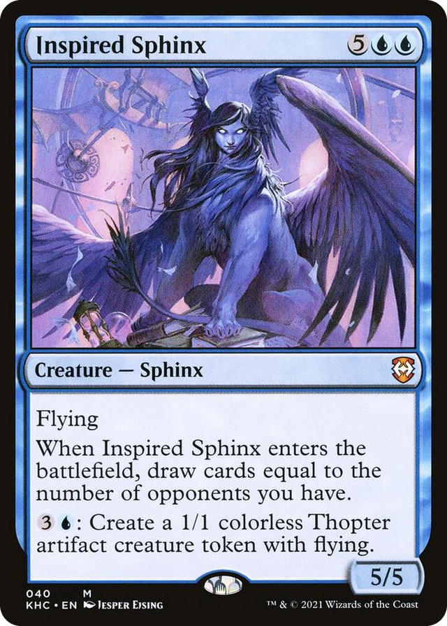 0040 Inspired Sphinx M Commander: Kaldheim