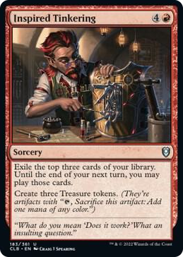0183 Inspired Tinkering U Commander Legends: Battle for Baldur's Gate