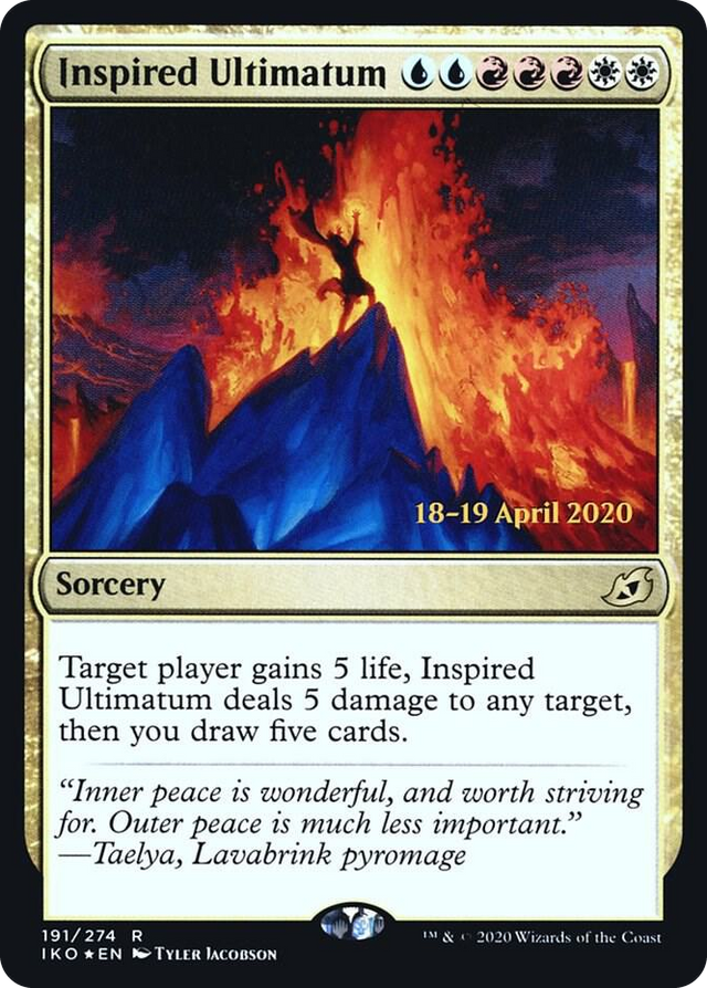 0191 Inspired Ultimatum R Prerelease Cards