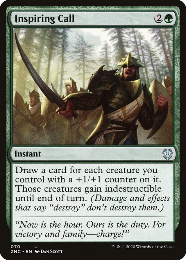 0070 Inspiring Call U Commander: Zendikar Rising