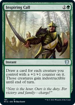 0141 Inspiring Call U Commander: Innistrad: Midnight Hunt