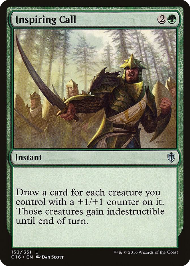 Inspiring Call #153 U - Commander 2016 Pokemon card