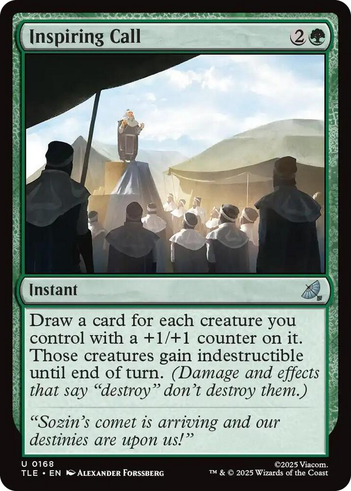 Inspiring Call #168 U - The Last Airbender: Eternal-Legal Pokemon card