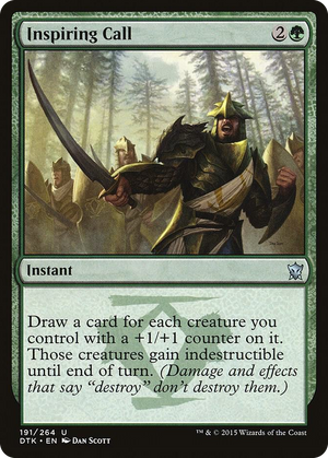 0191 Inspiring Call U Dragons of Tarkir