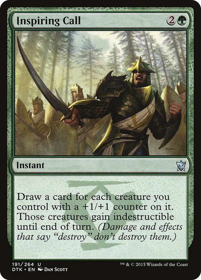 0191 Inspiring Call U Dragons of Tarkir