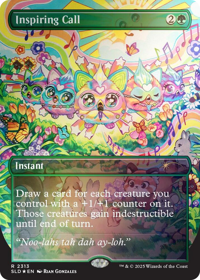 2313 Inspiring Call (Rainbow Foil) R Secret Lair Drop Series