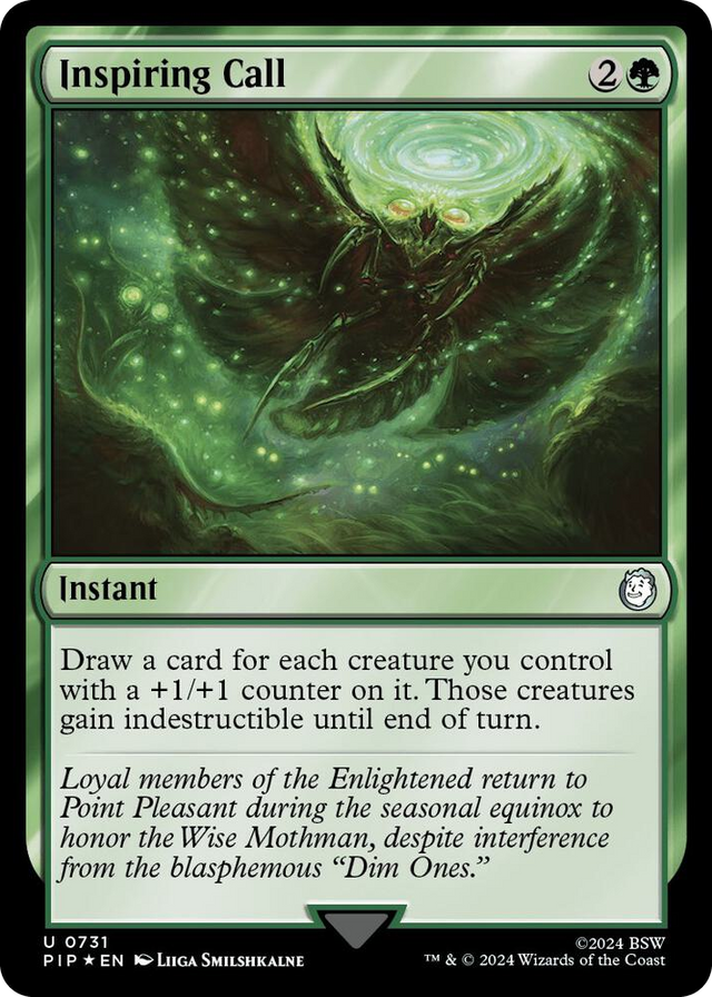 0731 Inspiring Call (Surge Foil) U Universes Beyond: Fallout
