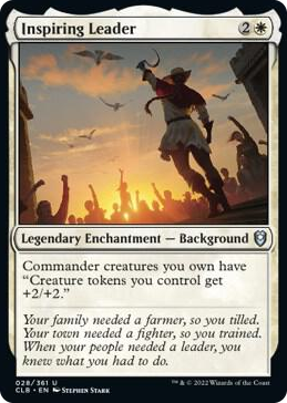 0028 Inspiring Leader U Commander Legends: Battle for Baldur's Gate