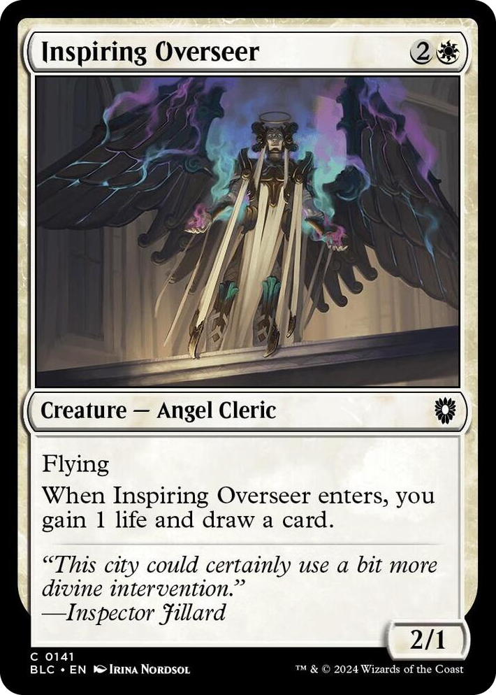 0141 Inspiring Overseer C Commander: Bloomburrow