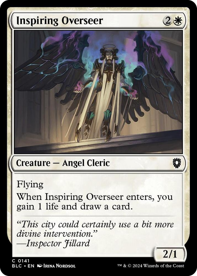 0141 Inspiring Overseer C Commander: Bloomburrow