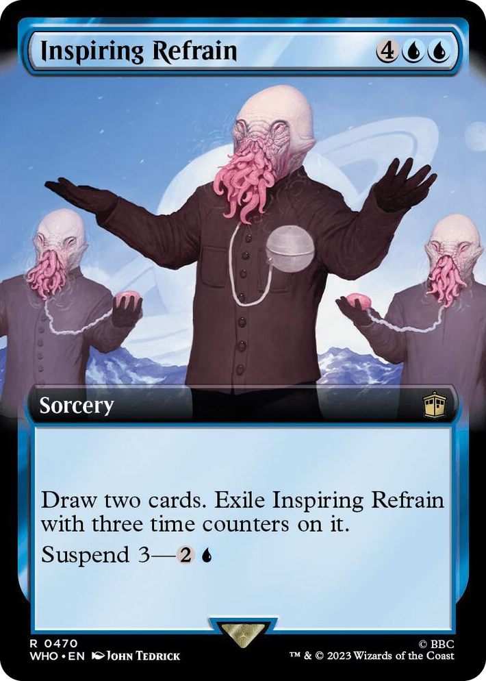 0470 Inspiring Refrain (Extended Art) R Universes Beyond: Doctor Who