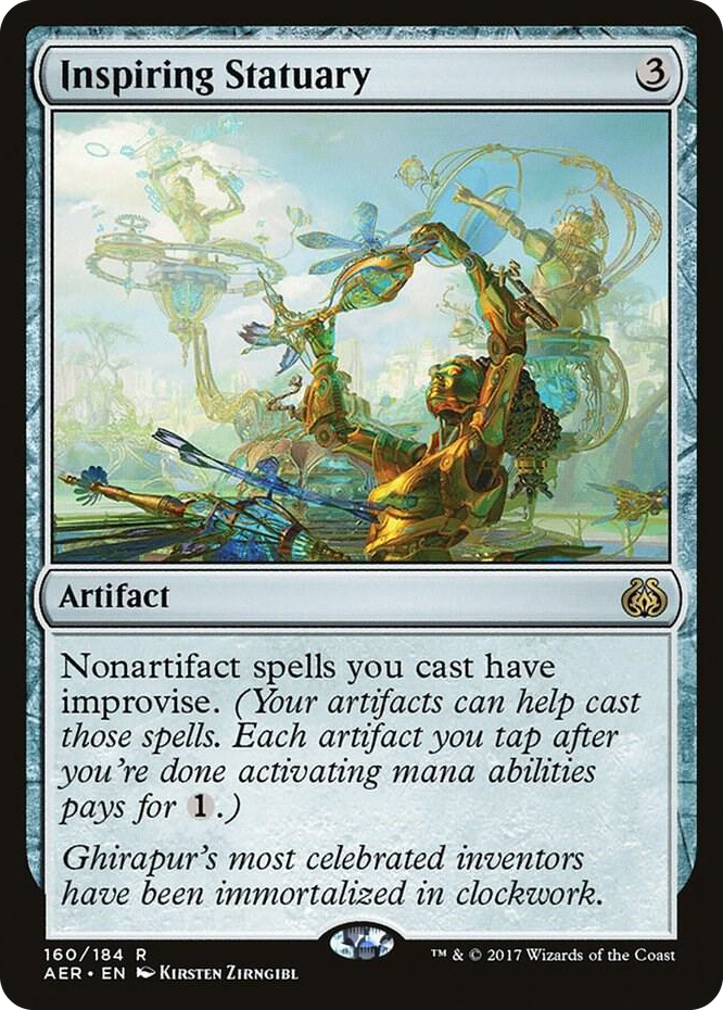 Inspiring Statuary #160 R - Aether Revolt Pokemon card