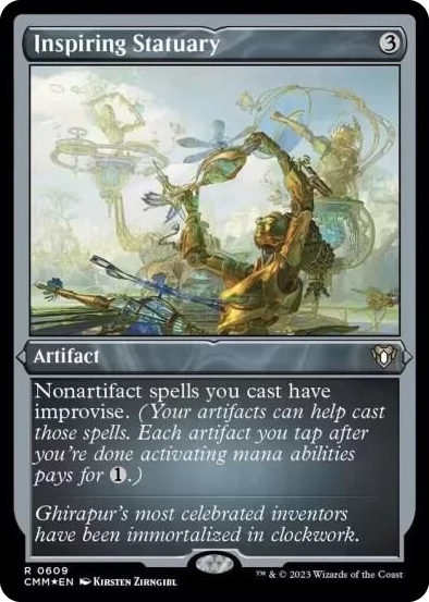 0609 Inspiring Statuary (Foil Etched) R Commander Masters