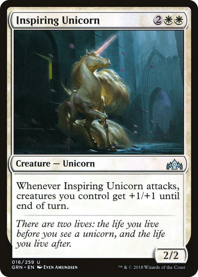 0016 Inspiring Unicorn U Guilds of Ravnica
