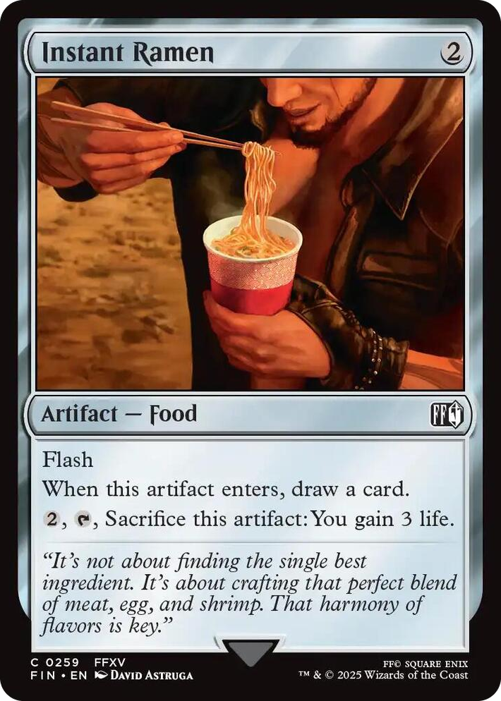 0259 Instant Ramen C FINAL FANTASY