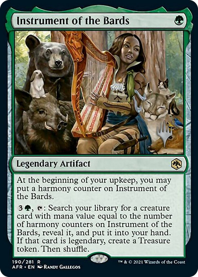 0190 Instrument of the Bards R Promo Pack: Adventures in the Forgotten Realms