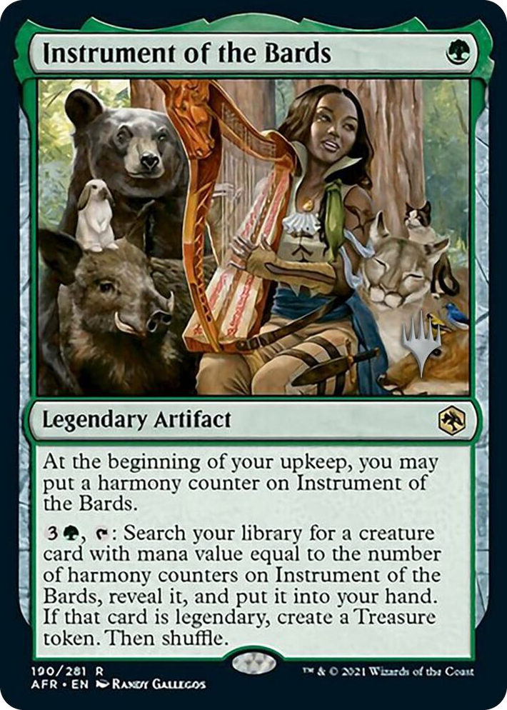 0190 Instrument of the Bards R Promo Pack: Adventures in the Forgotten Realms
