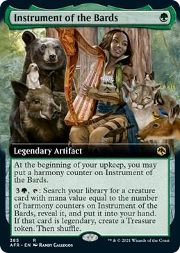 0385 Instrument of the Bards (Extended Art) R Adventures in the Forgotten Realms