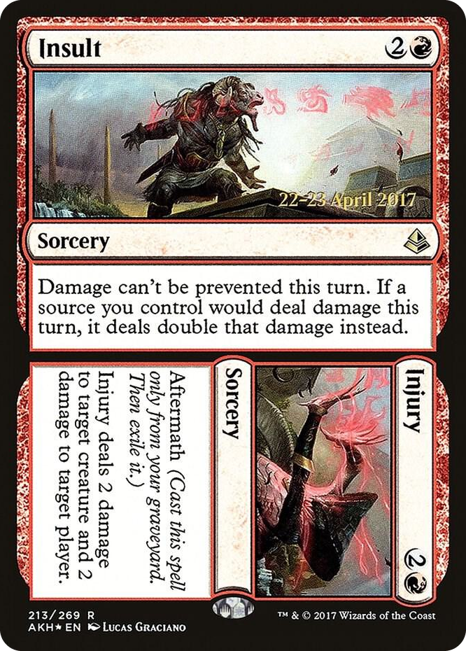 0213 Insult // Injury R Prerelease Cards