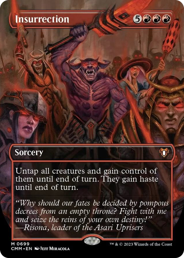 0699 Insurrection (Borderless) M Commander Masters