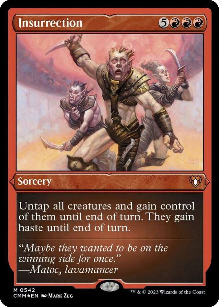 0542 Insurrection (Foil Etched) M Commander Masters