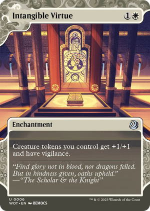 0006 Intangible Virtue U Wilds of Eldraine: Enchanting Tales