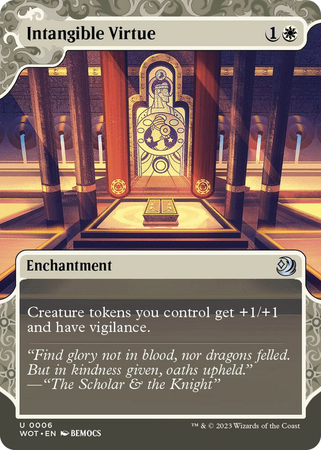 0006 Intangible Virtue U Wilds of Eldraine: Enchanting Tales