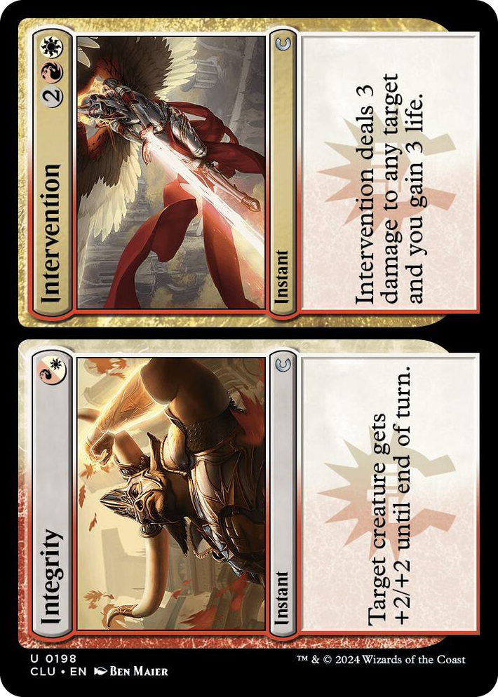 0198 Integrity // Intervention U Ravnica: Clue Edition