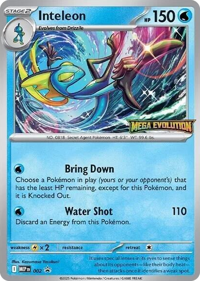 0002 Inteleon - 002 Promo Mega Evolution Promo