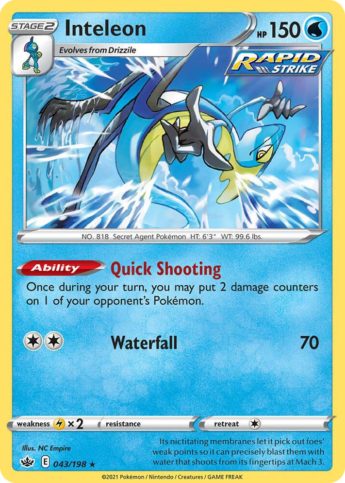 0043 Inteleon Rare Deck Exclusives