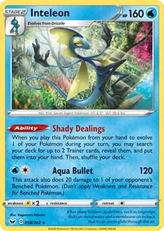 0058 Inteleon Rare Deck Exclusives