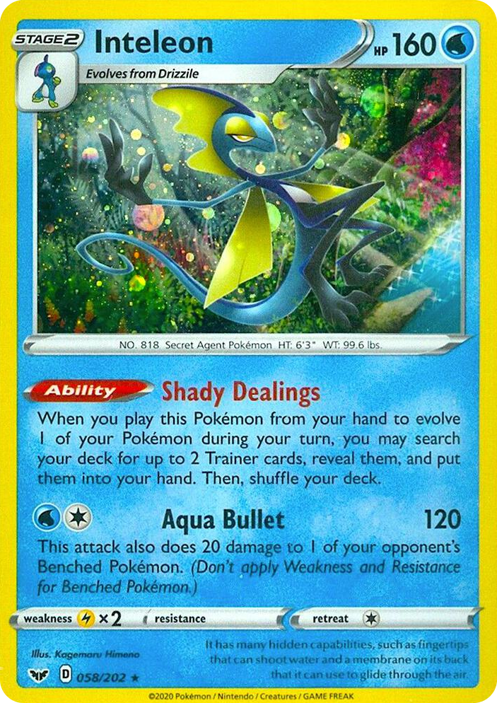 0058 Inteleon - 058/202 (Cosmos Holo) Promo Miscellaneous Cards & Products