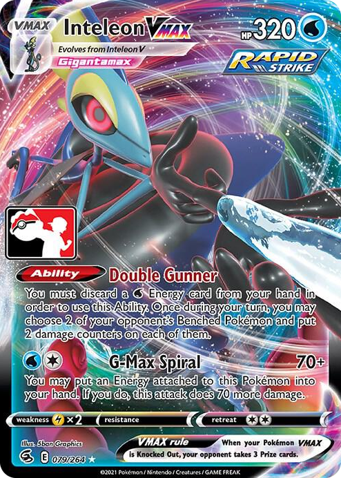 0079 Inteleon VMAX Ultra Rare Prize Pack Series Cards