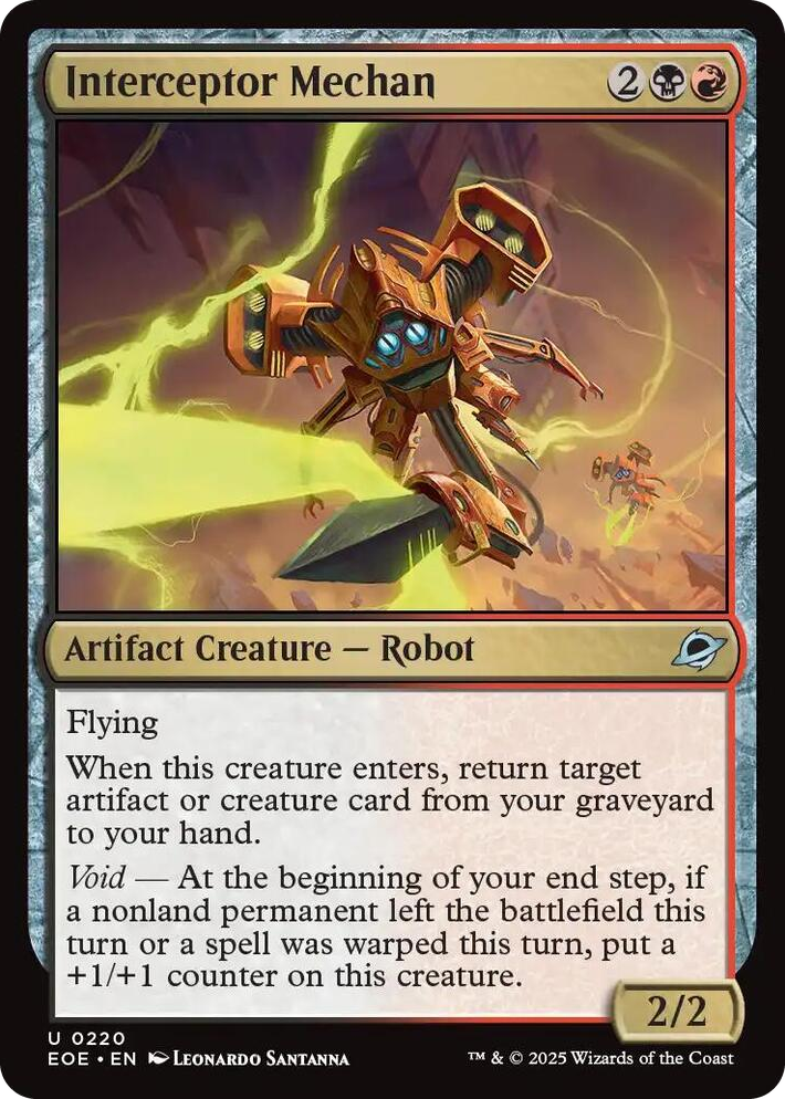 0220 Interceptor Mechan U Edge of Eternities