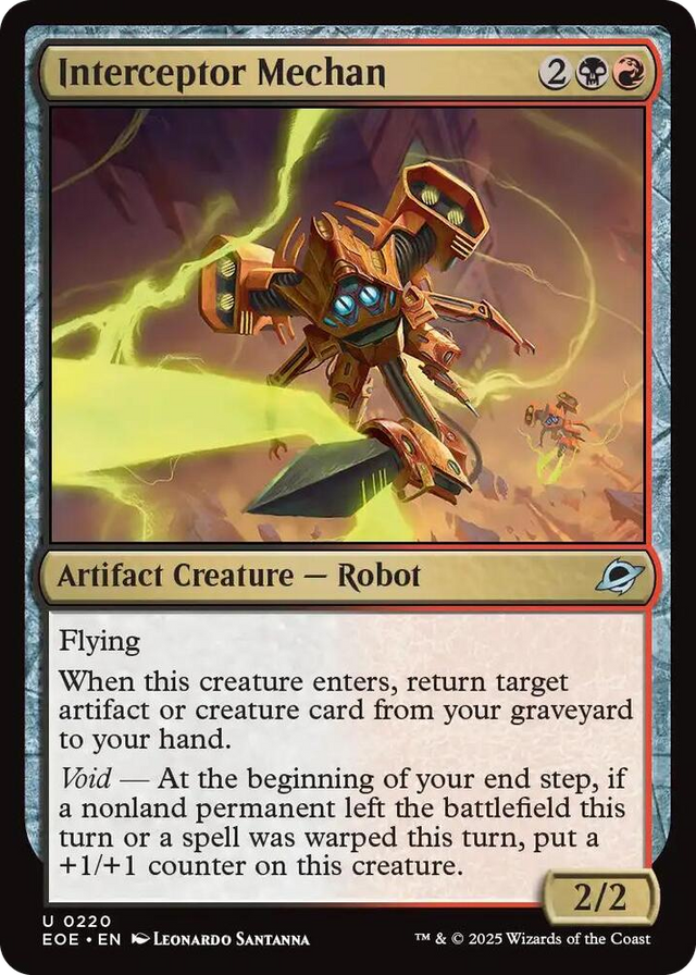 0220 Interceptor Mechan U Edge of Eternities