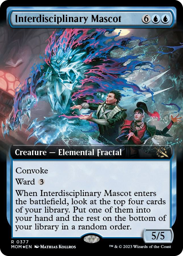Interdisciplinary Mascot (Extended Art) #377 R - March of the Machine Pokemon card