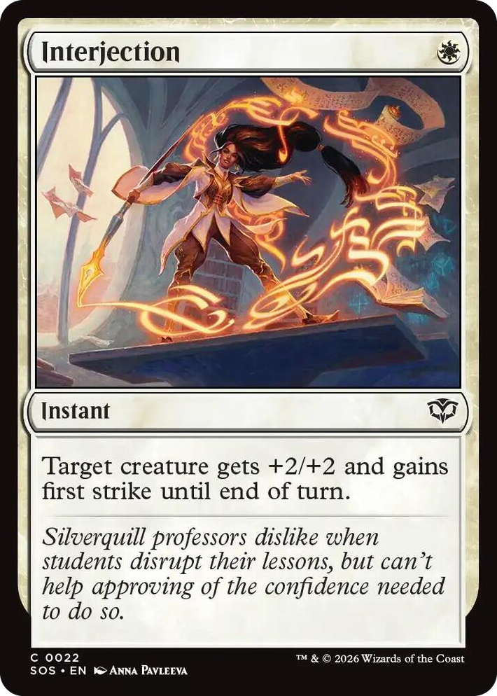 0022 Interjection C Secrets of Strixhaven