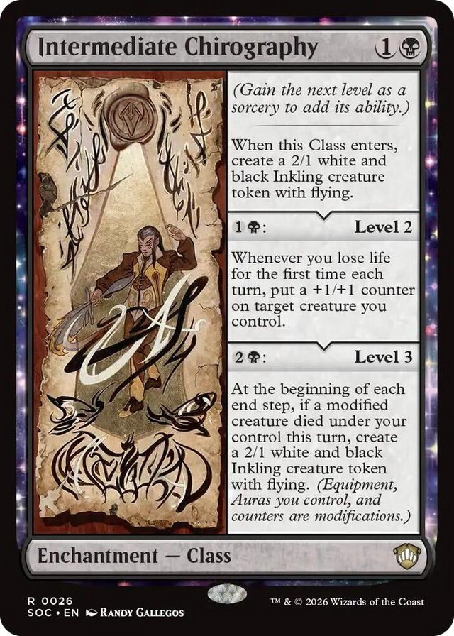 0026 Intermediate Chirography R Commander: Secrets of Strixhaven
