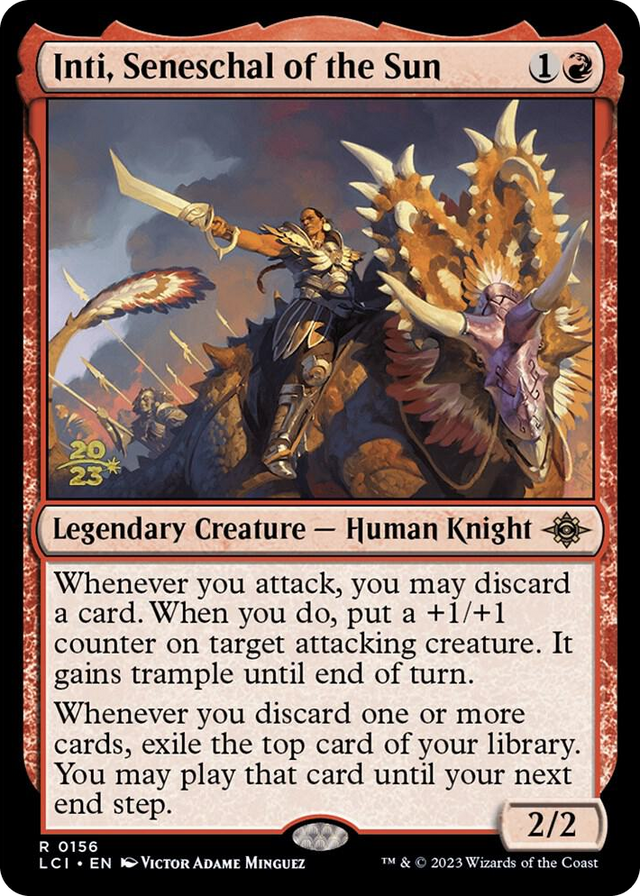 0156 Inti, Seneschal of the Sun R Prerelease Cards