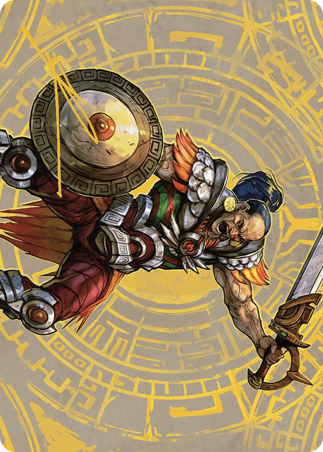 0047 Inti, Seneschal of the Sun Art Card (Gold-Stamped Signature) S Art Series: The Lost Caverns of Ixalan