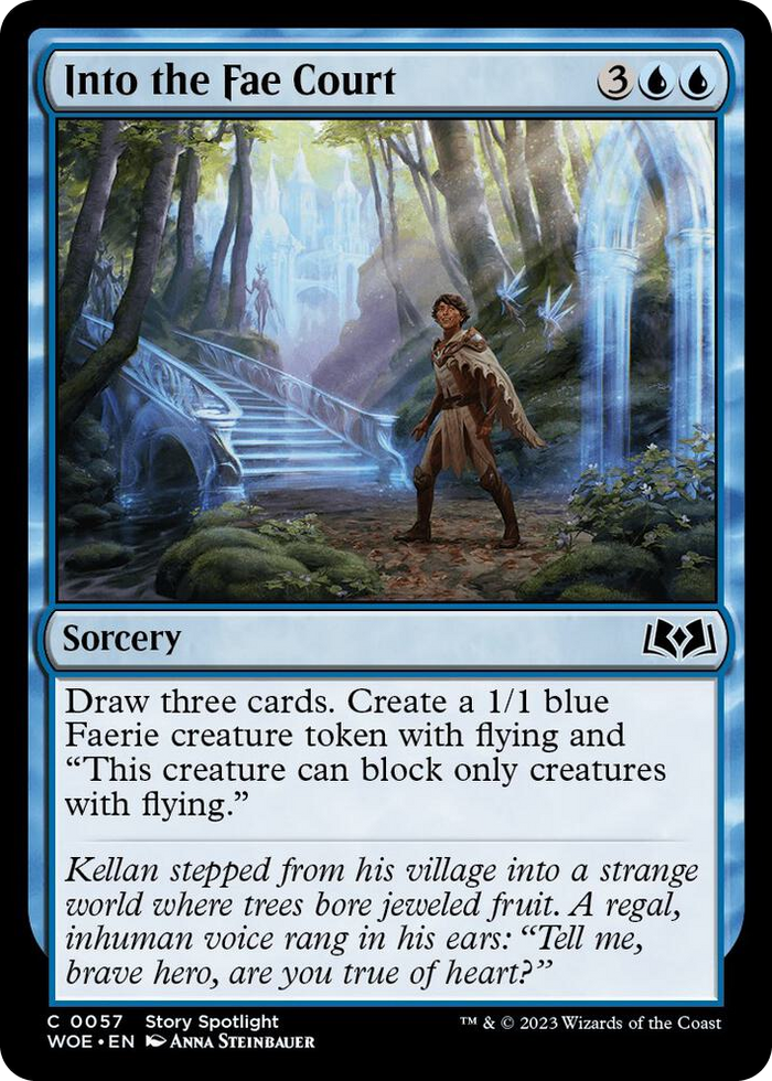 Into the Fae Court #57 C - Wilds of Eldraine Pokemon card