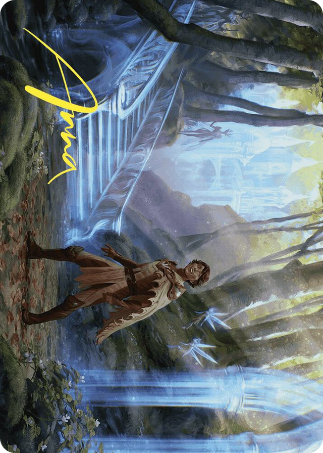 0007 Into the Fae Court Art Card (Gold-Stamped Signature) S Art Series: Wilds of Eldraine